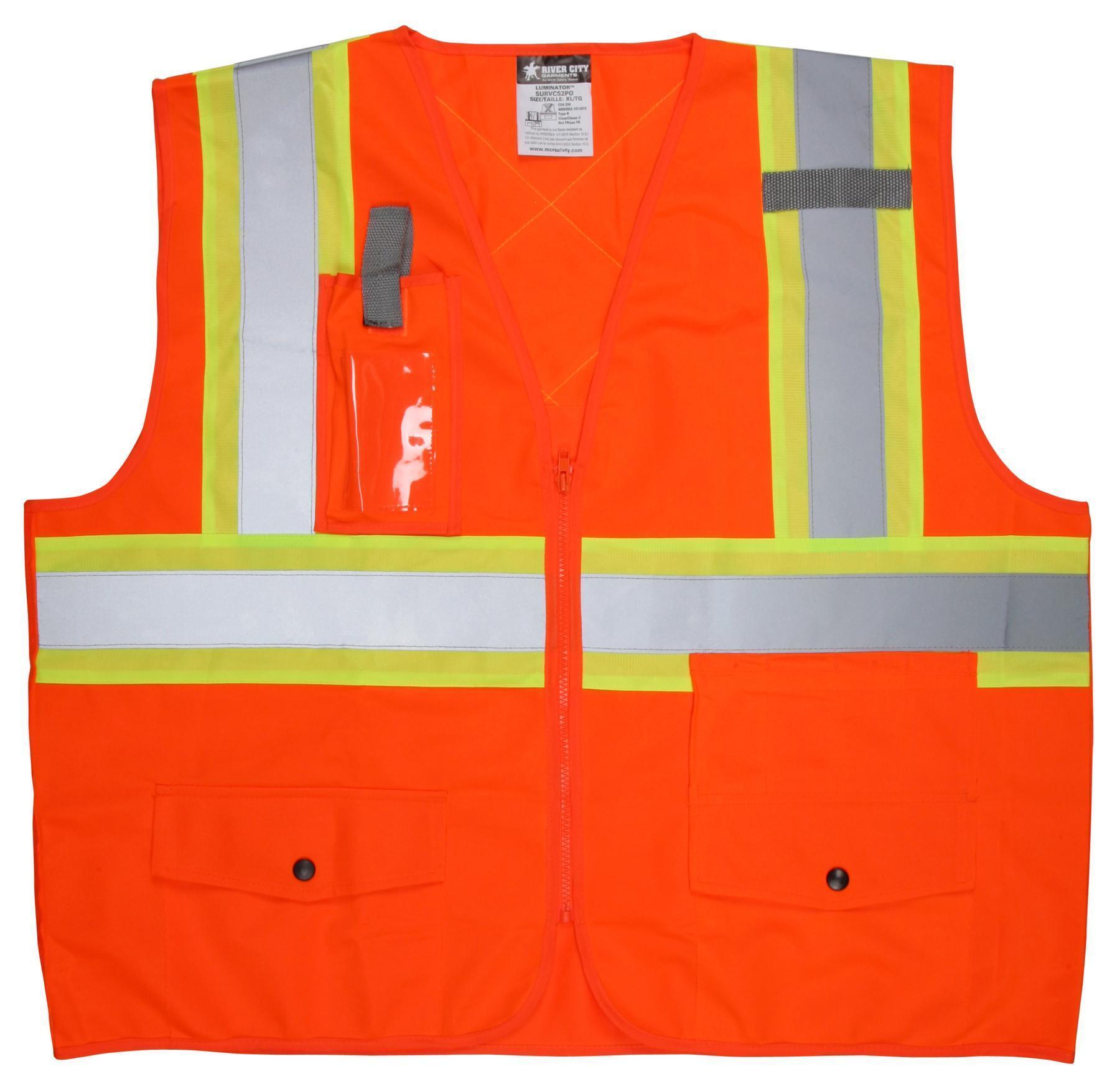 HIGH VISIBILITY SAF VESTS 2X