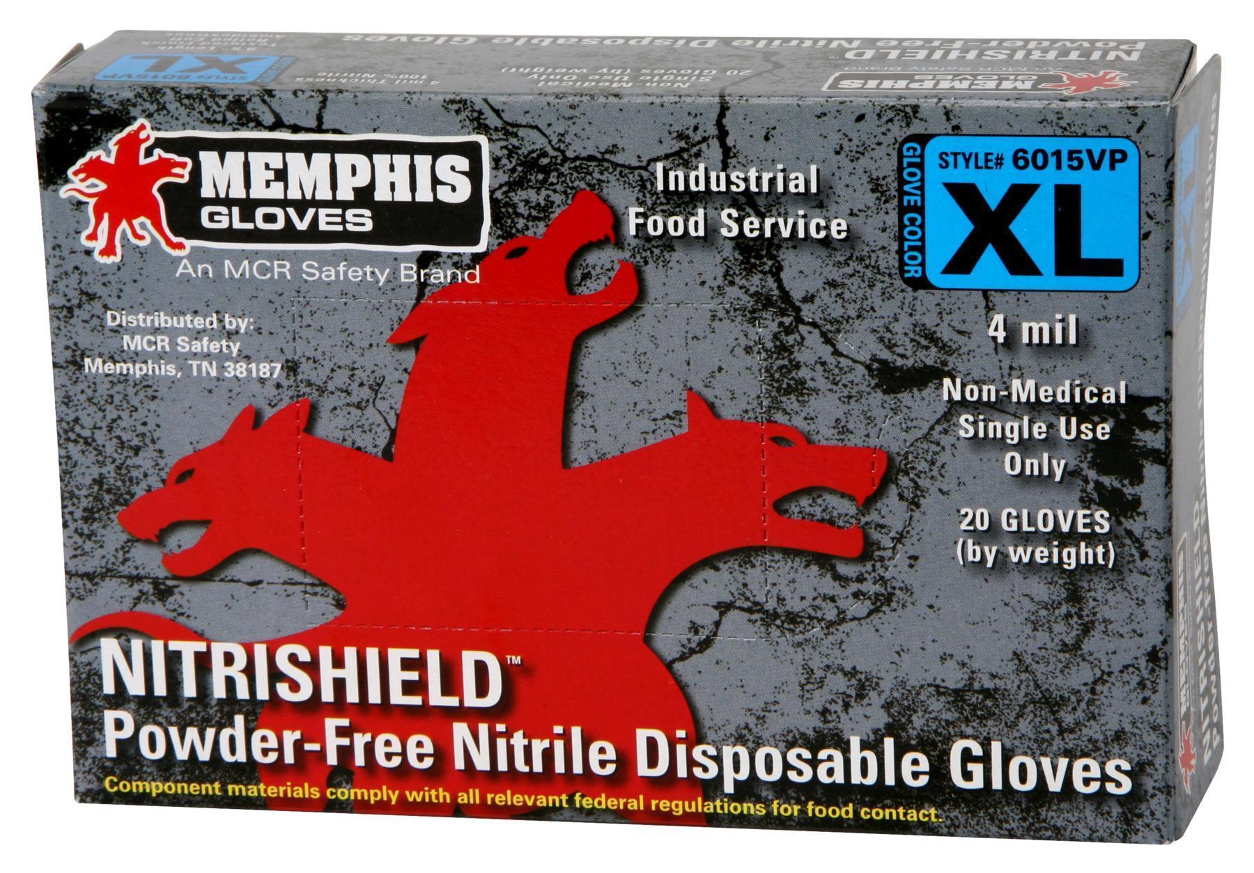 DSPL & CLEAN ROOM GLOVES LARGE BLUE