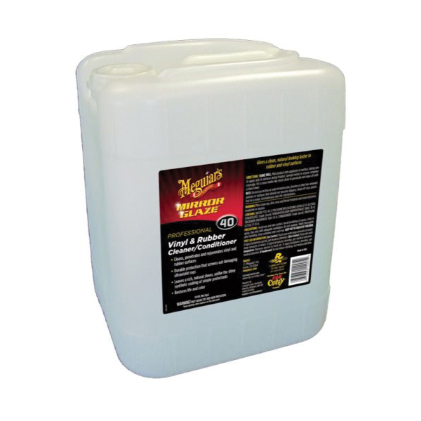 Meguiar's® 7100178620 M40 Cleaner, 5 gal Container, Mild Woodsy/Pleasant Odor/Scent, Milky White, Liquid Form