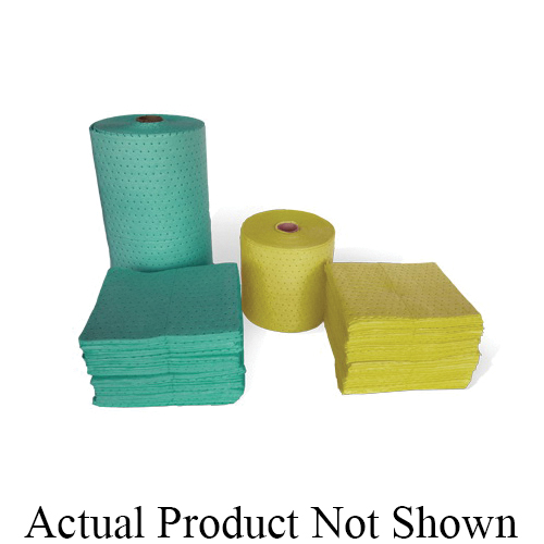 PAD SORBENT 15 X 18 YELLOW HAZMAT