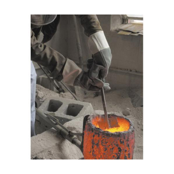 GLOVE HEAT TREATED SPLIT LTHR DBL WOOL