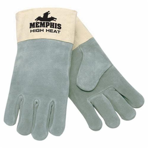 GLOVE HEAT TREATED SPLIT LTHR DBL WOOL