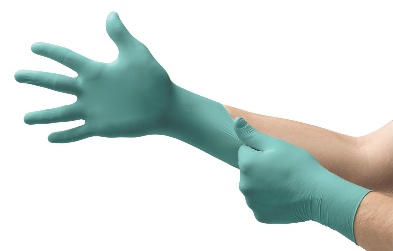 CHEM RES GLOVES L NEOPRENE GREEN 9.5IN
