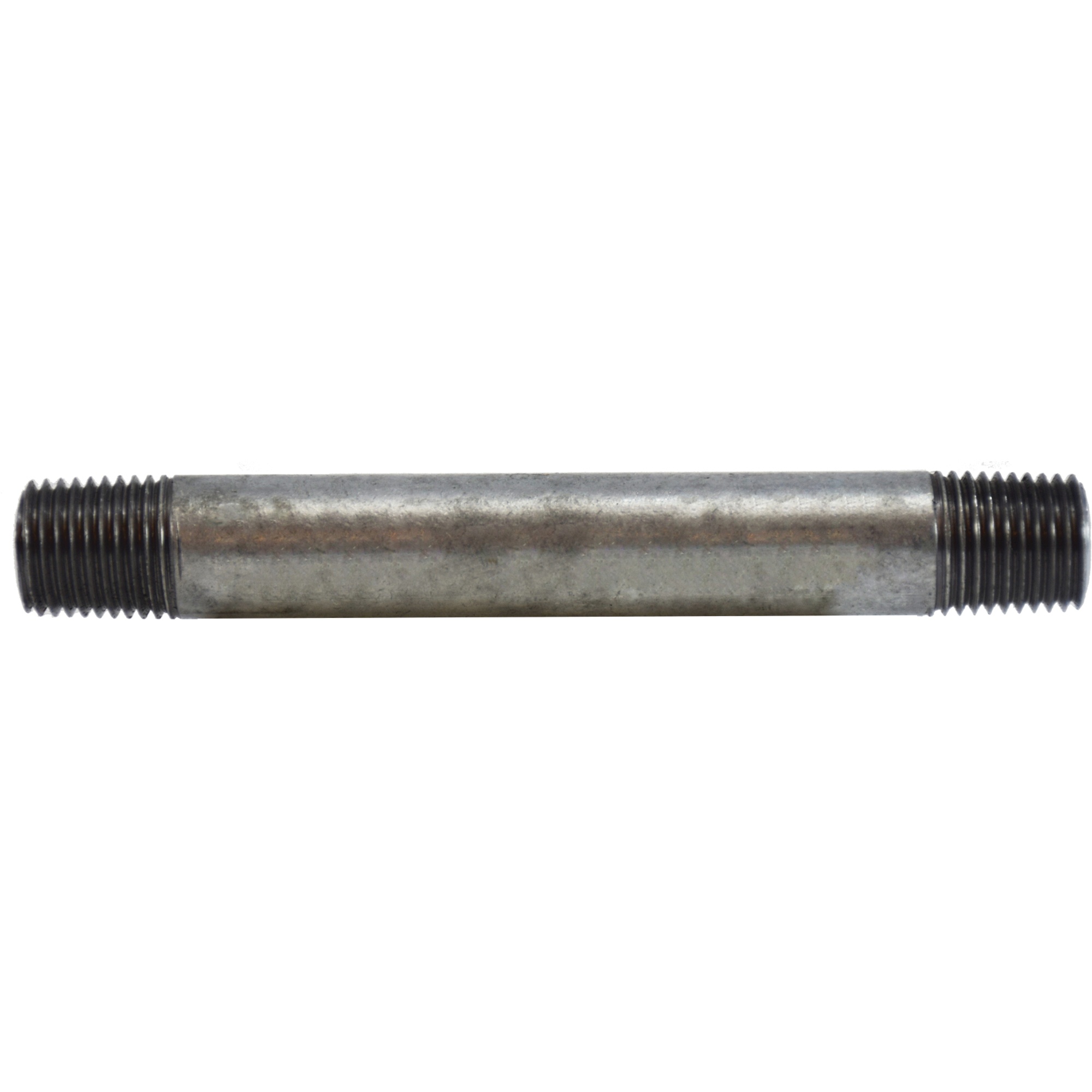 Midland Industries 56020 5600 Standard Pipe Nipple, 1/4 in x Close Nominal, NPT End Style, Steel, Galvanized, SCH 40/STD, Seamless/Welded, Import