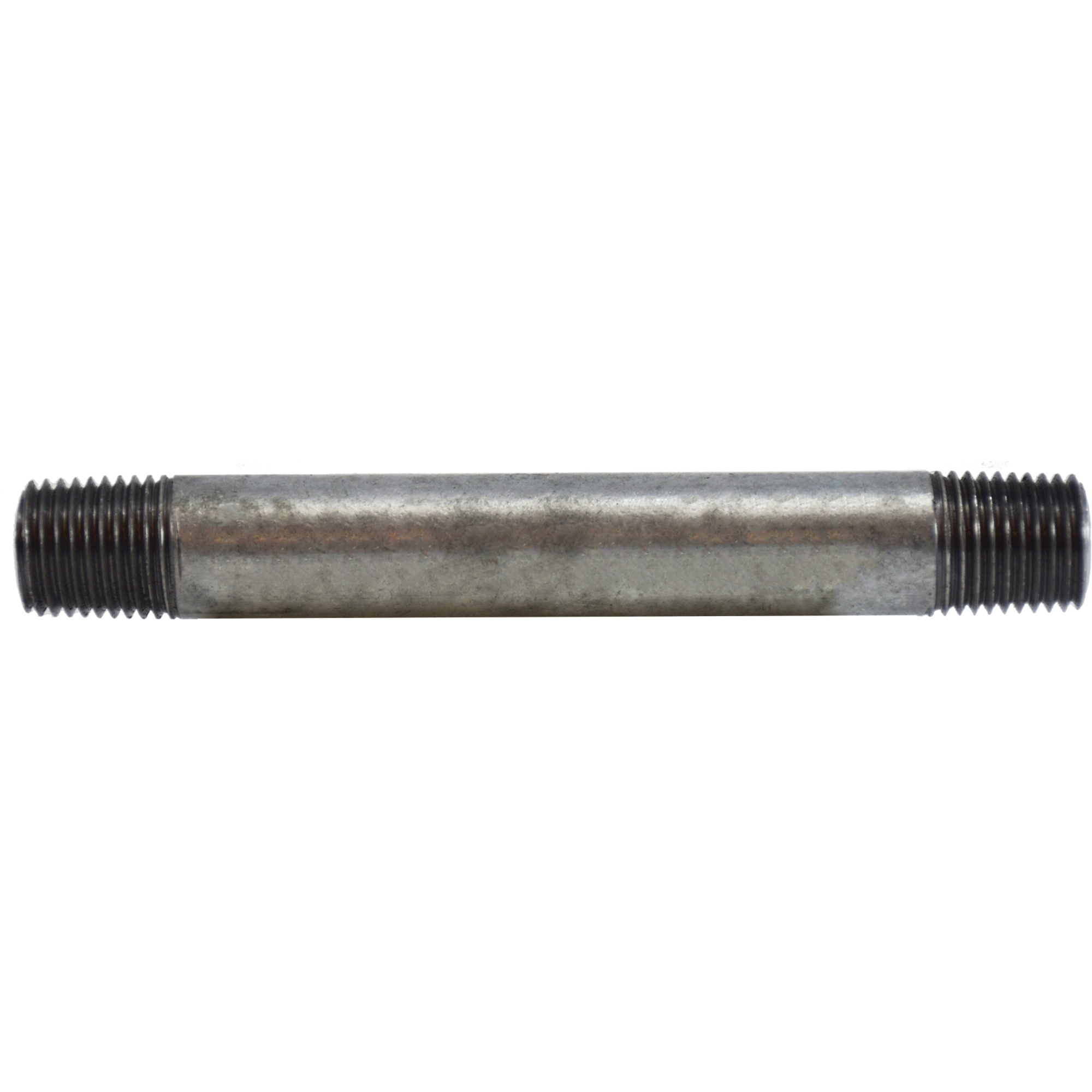 Midland Industries 56030 5600 Standard Pipe Nipple, 1/4 x 6 in Nominal, NPT End Style, Steel, Galvanized, SCH 40/STD, Seamless/Welded, Import