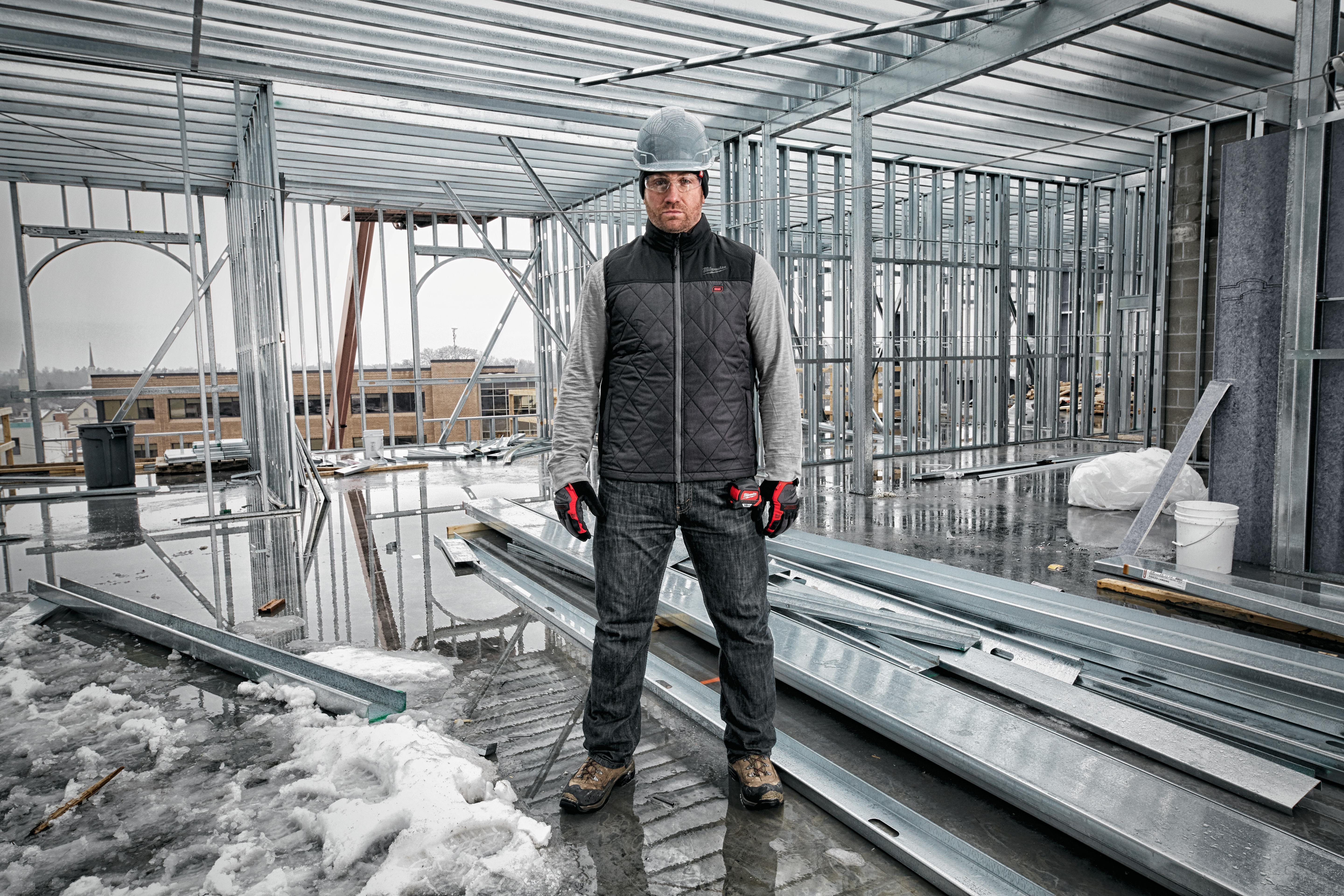 JACKET HTD 2XL BK 46 TO 48IN MEN 22IN 4