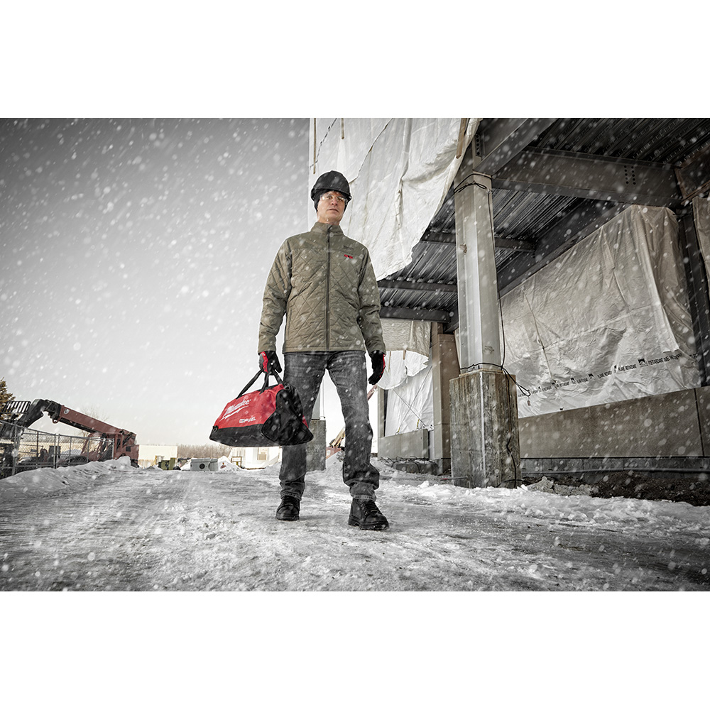 KIT JKT HTD XL OLIVE GRN 44 TO 46IN