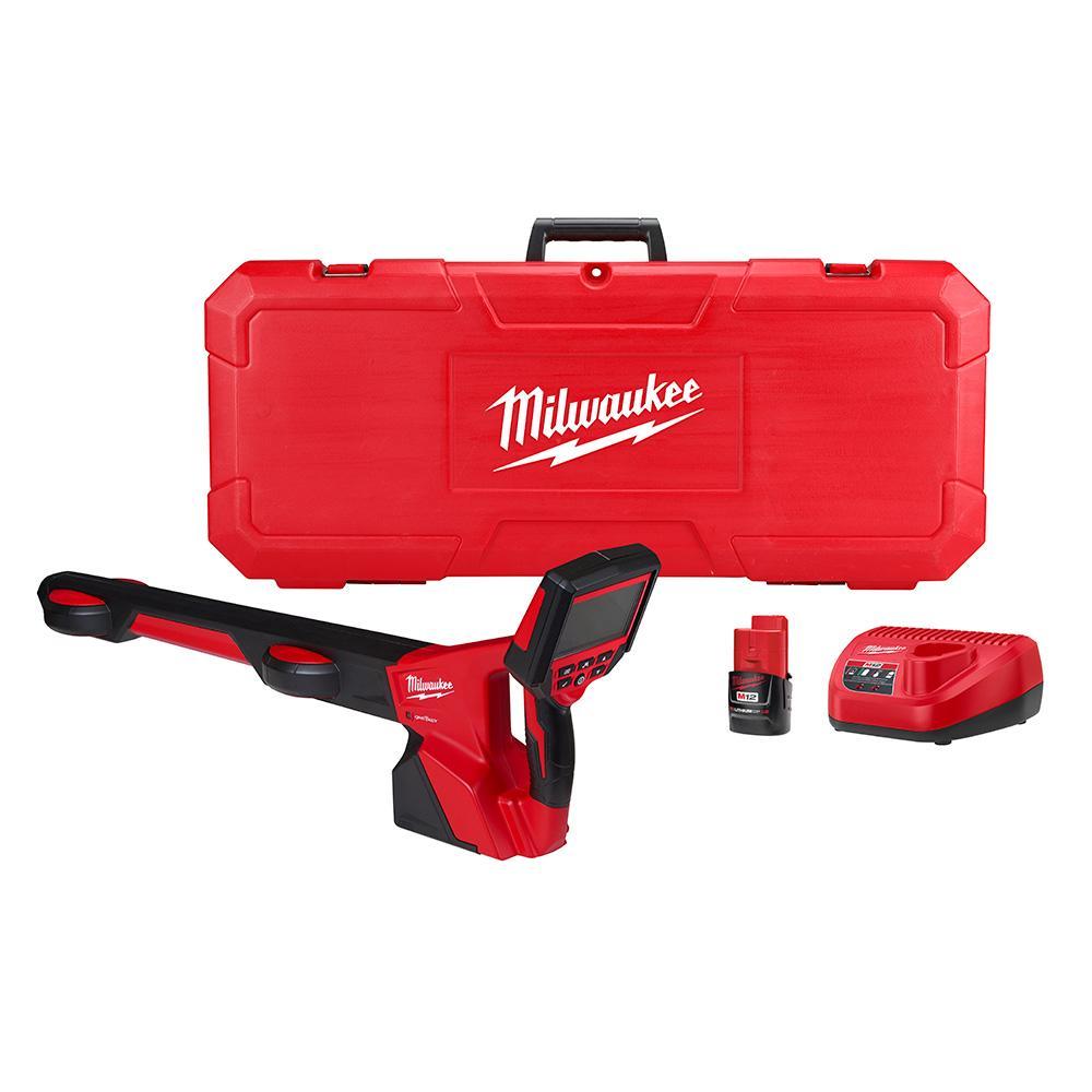Milwaukee® 2580-21 Pipeline Locator Kit, 50/60 Hz, Battery, 12 V Battery, 3D Antenna