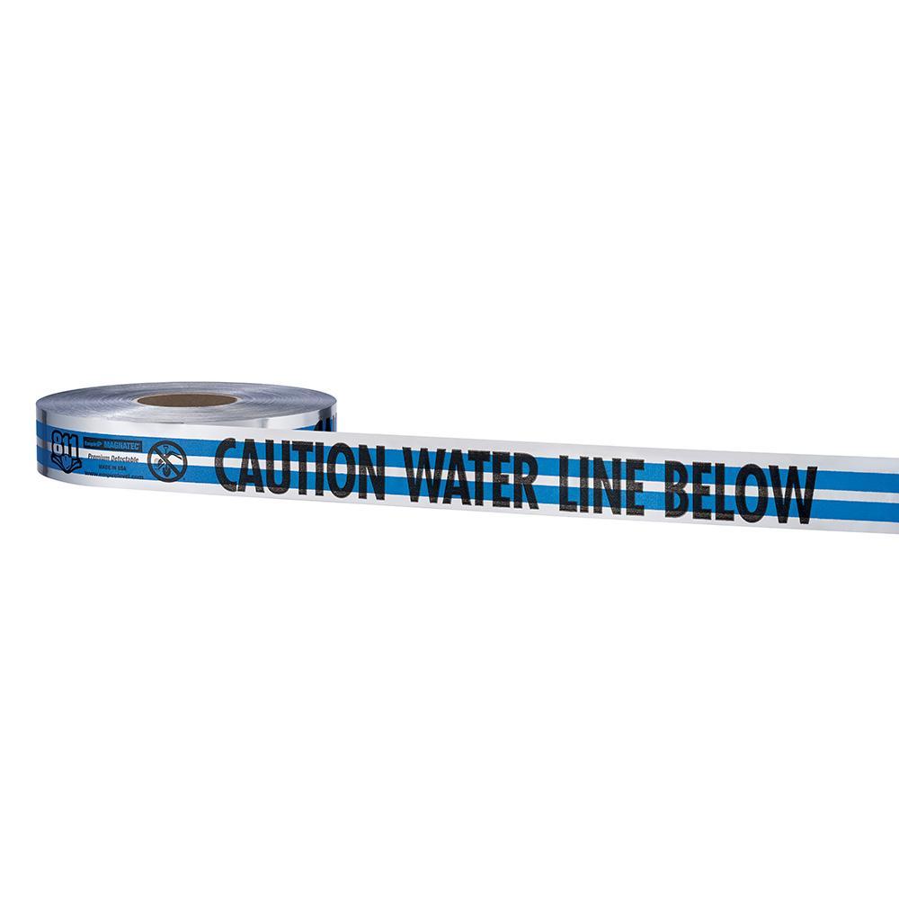 Empire® 31-022 Detectable Premium Underground Utility Tape, Blue, 1000 ft L 3 in W 5 mil THK