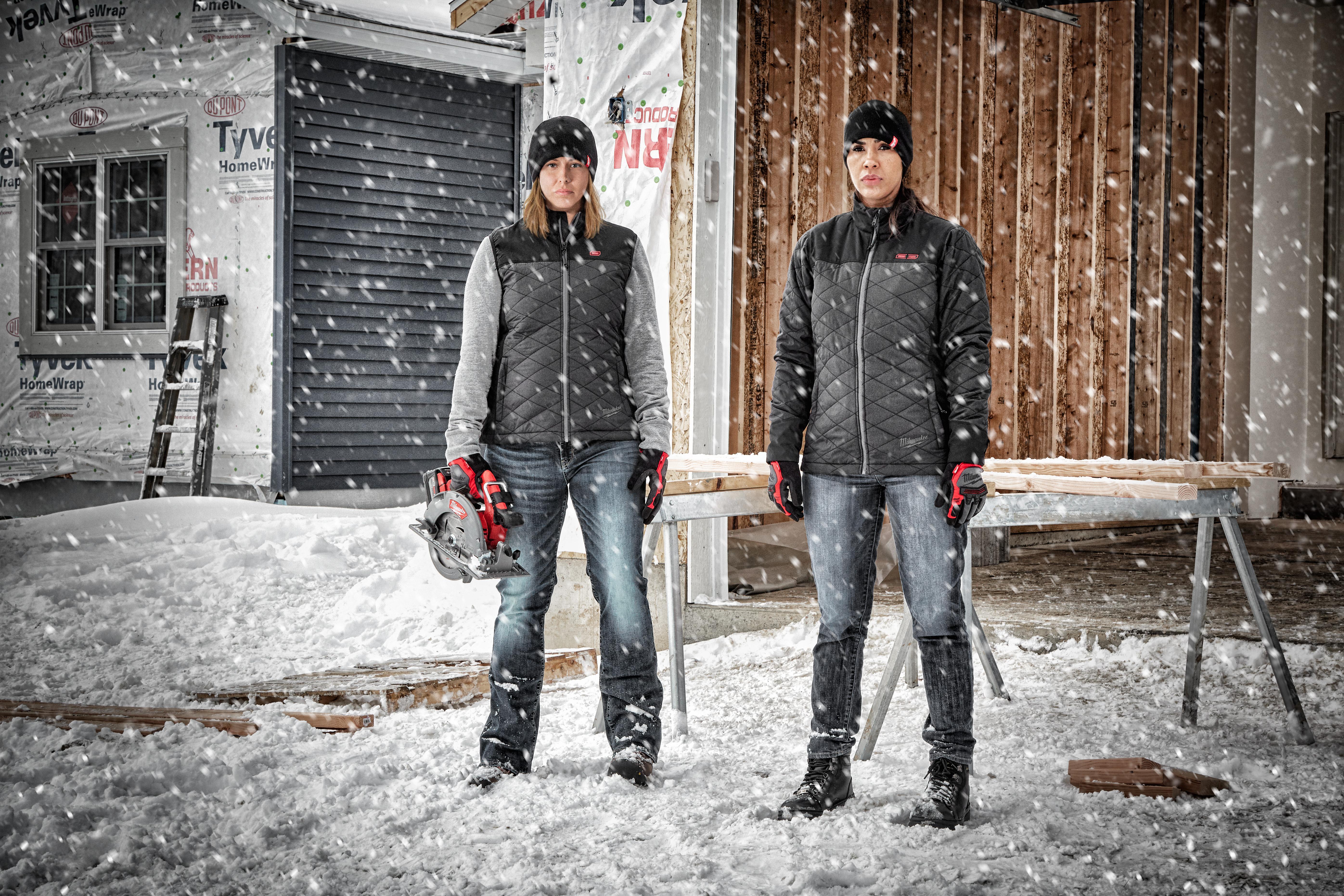 VEST HTD XL BK POLYEST RIPSTOP INSULATED