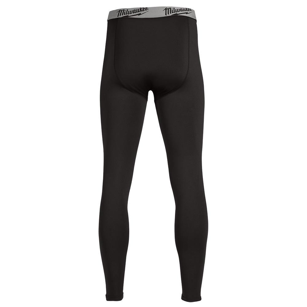 Milwaukee® 441B-S WORKSKIN Baselayer Pant, Baselayer Pant Garment, Men's, S, Black, Nylon/Polyester