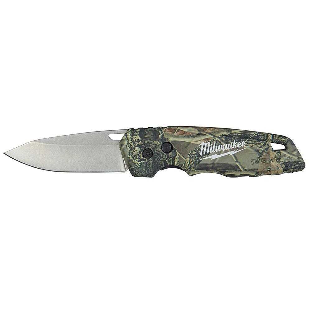KNIFE FLDG CAMO DROP PT 2.95IN SST FLDG