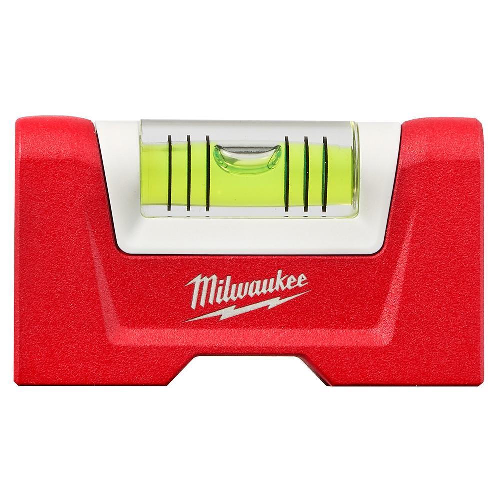 Milwaukee® 48-22-5603 Pocket Level, 3 in L x 3/4 in W, 360 deg Vial Position, Aluminum