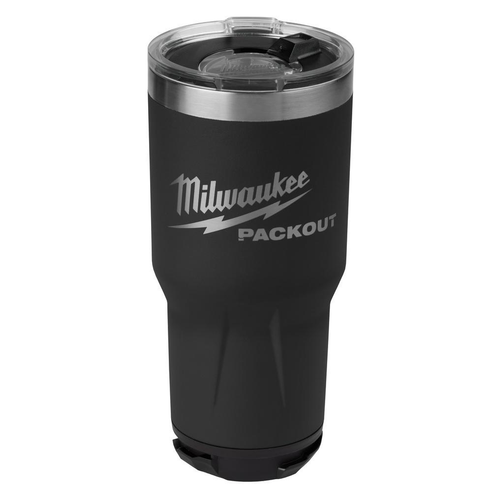 Milwaukee® 48-22-8393B Packout Tumbler, 30 oz Capacity, 8 in OAL x 4.1 in OAW x 4 in OAD