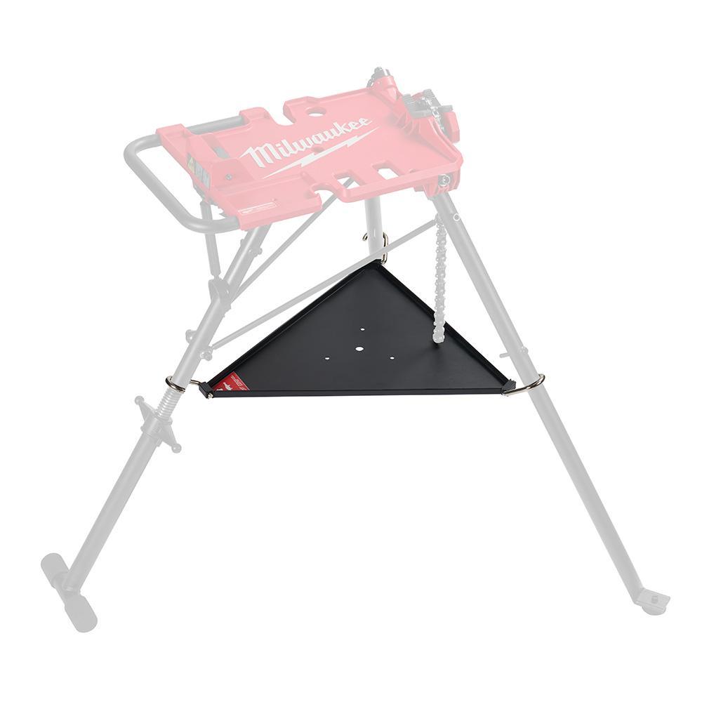 Milwaukee® 48-22-8695 Lower Shelf, For Use With 48-22-8690 6 in Leveling Tripod Chain Vise, 50 lb Capacity, Steel