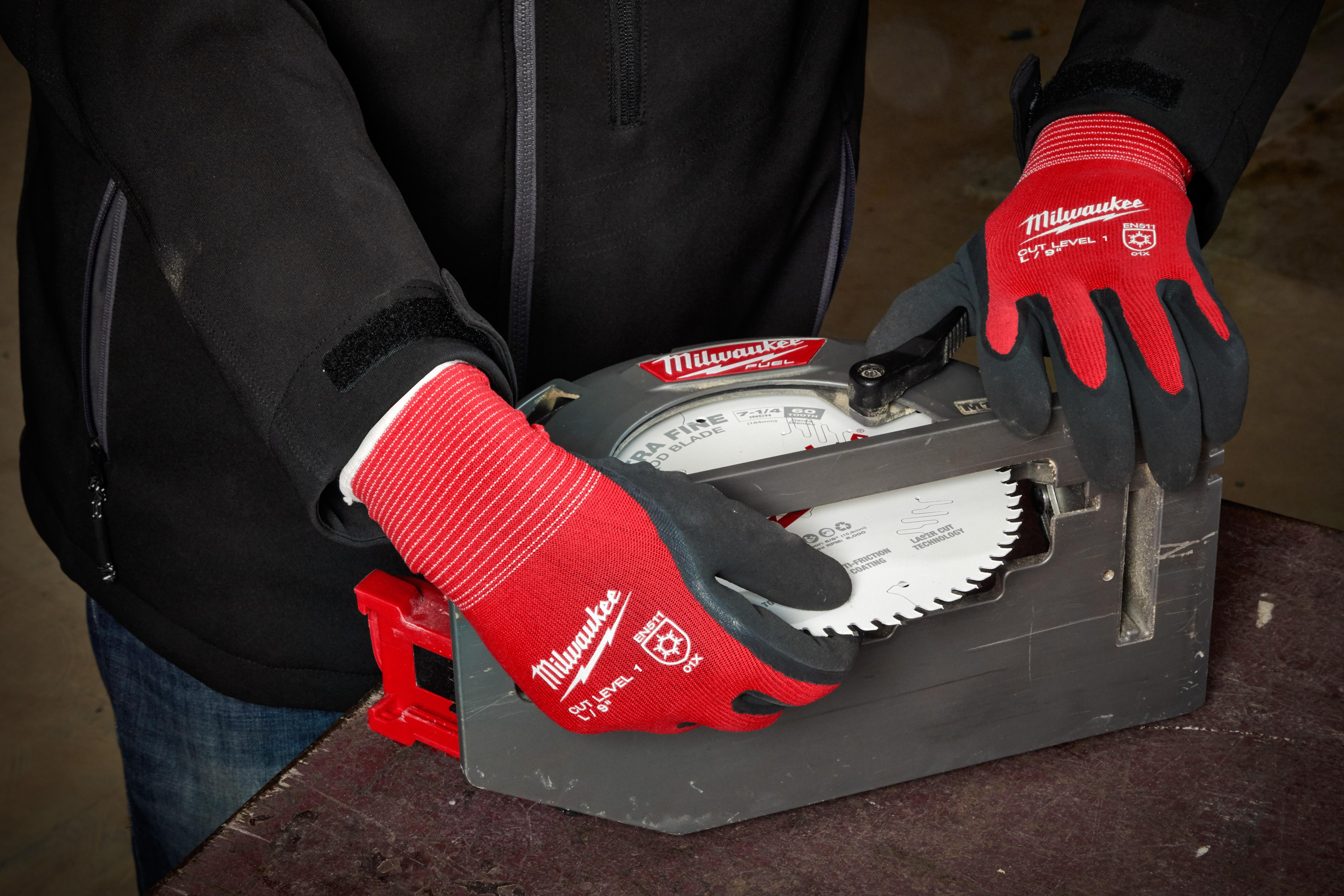 GLOVES WORK M HIGH DEXTERITY NYL WTR