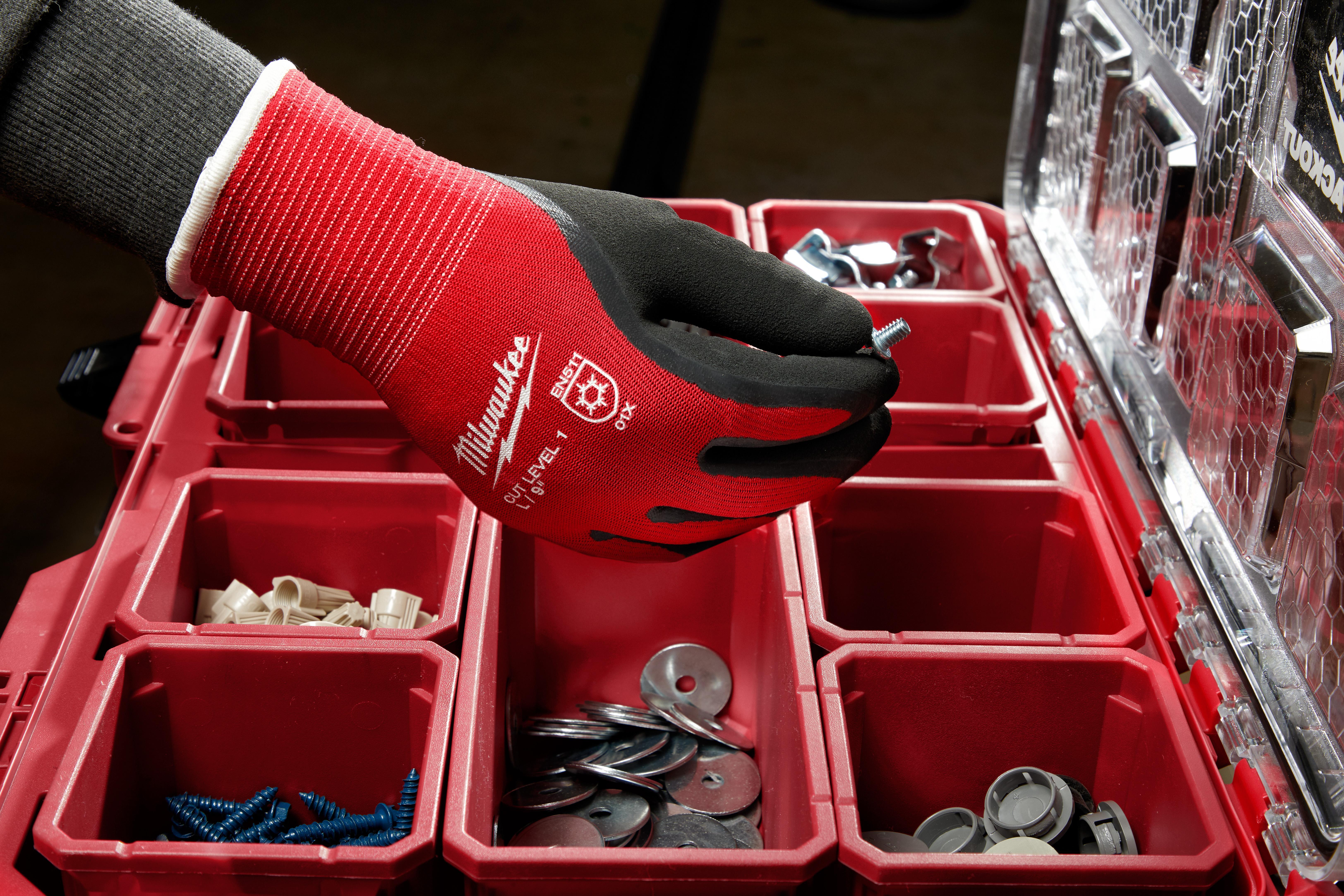 GLOVES WORK M HIGH DEXTERITY NYL WTR