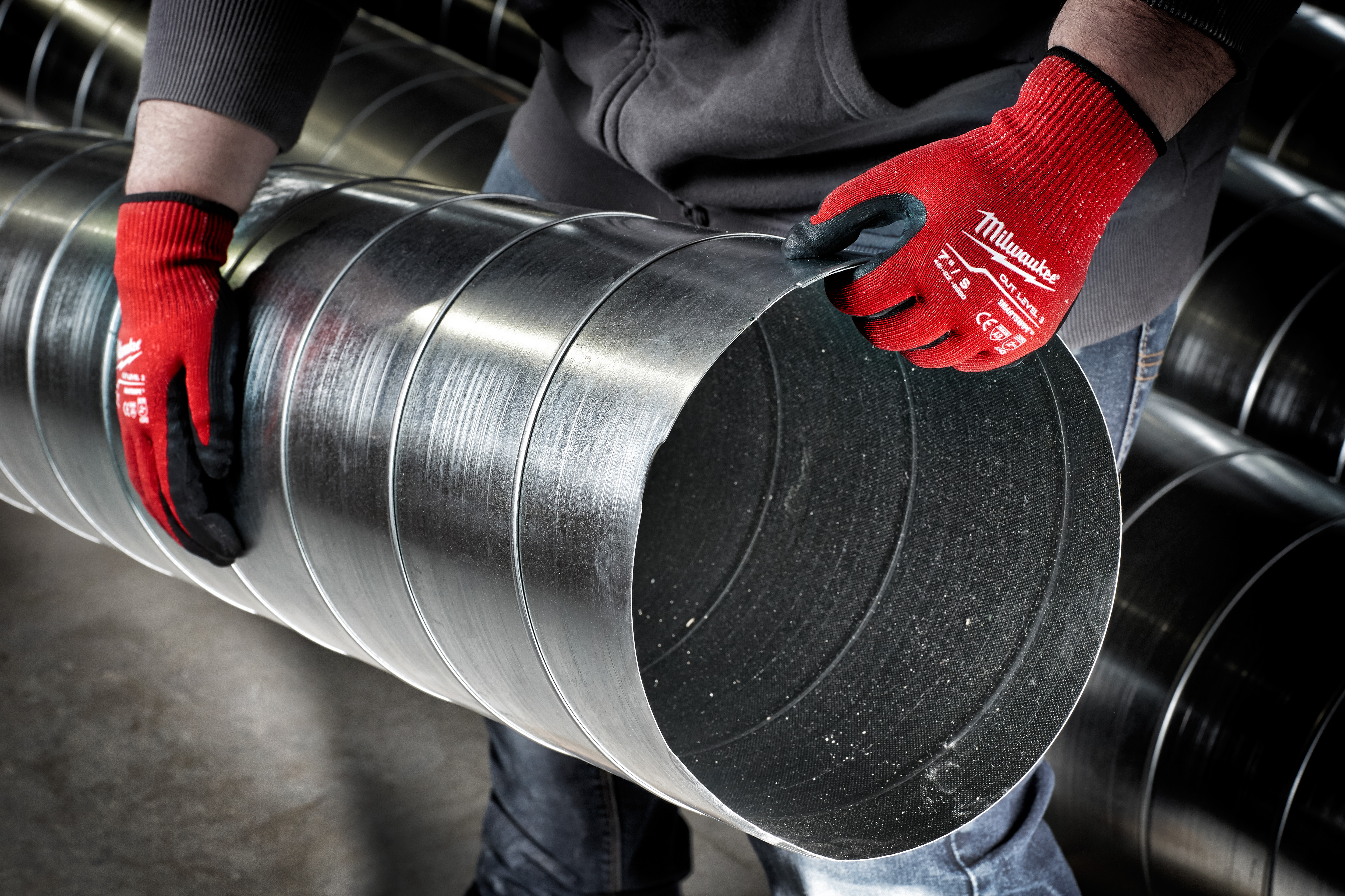 GLOVES L NYL/LYCRA BLN KNIT A3 3