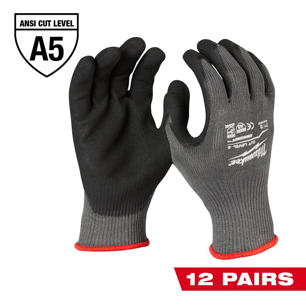 GLOVES L NYL KNIT 5 4
