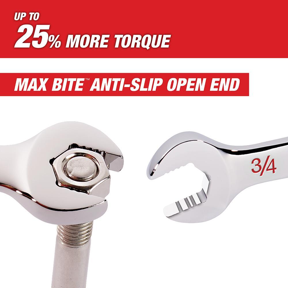 SET WR RATCHETING COMBINATION SAE 15 STL