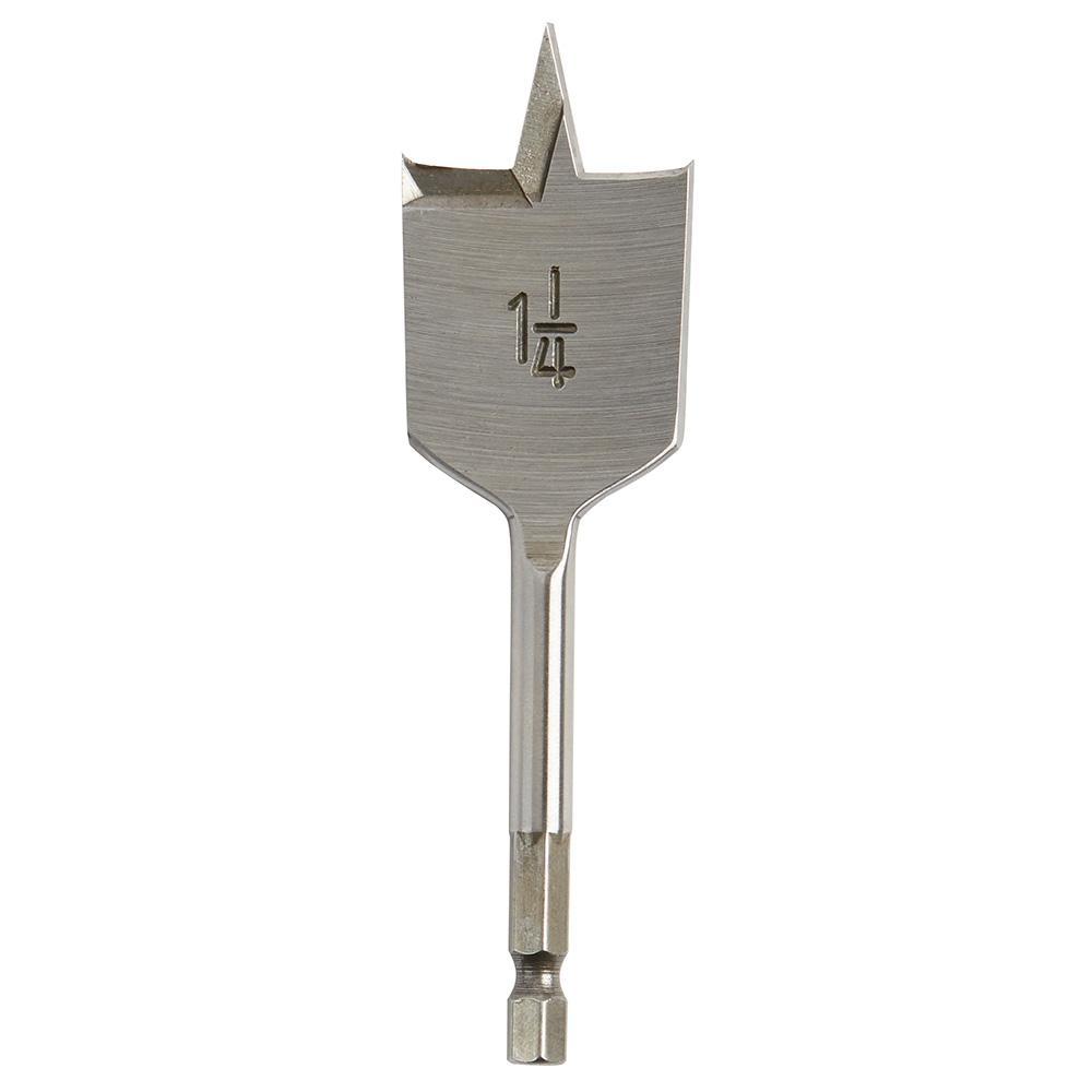 BIT BORING SPADE 1-1/4IN 4-1/2IN FLAT