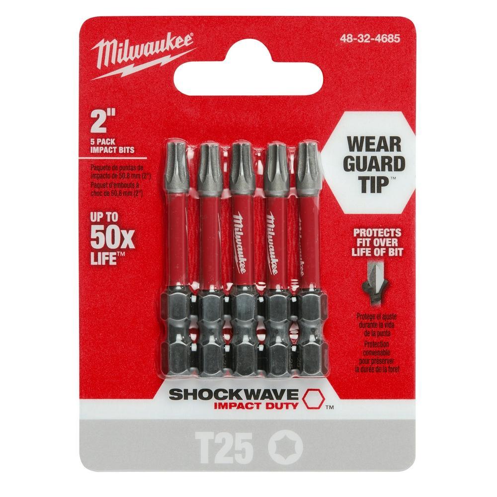 BIT IMP PWR T25 TORX 2IN 1/4IN ALY STL