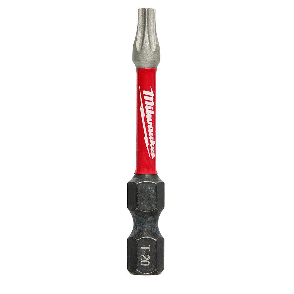 BIT IMP PWR T20 TORX 2IN 1/4IN STL HEX