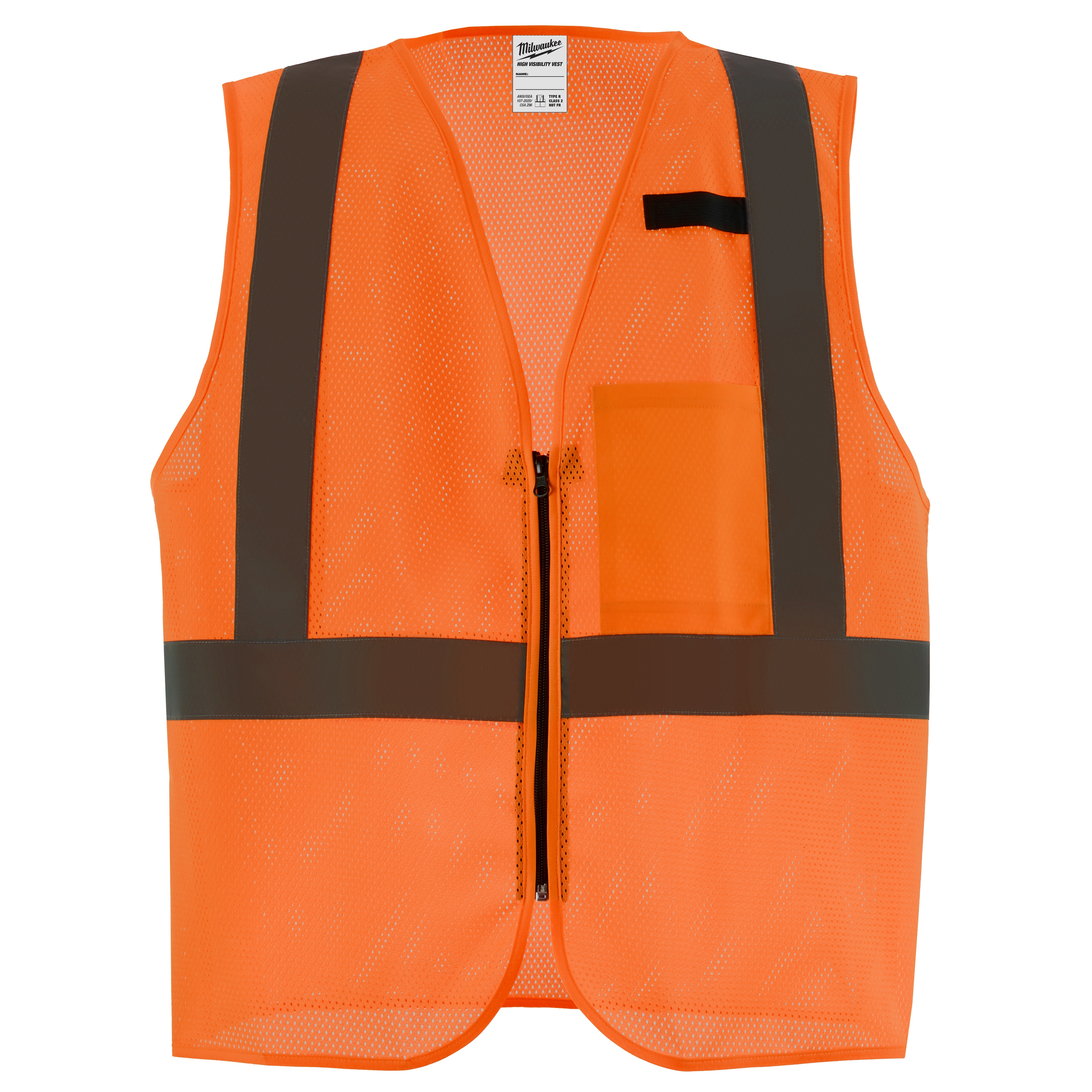 H V SAF VESTS 2X/3X HI-VIZ ORANGE