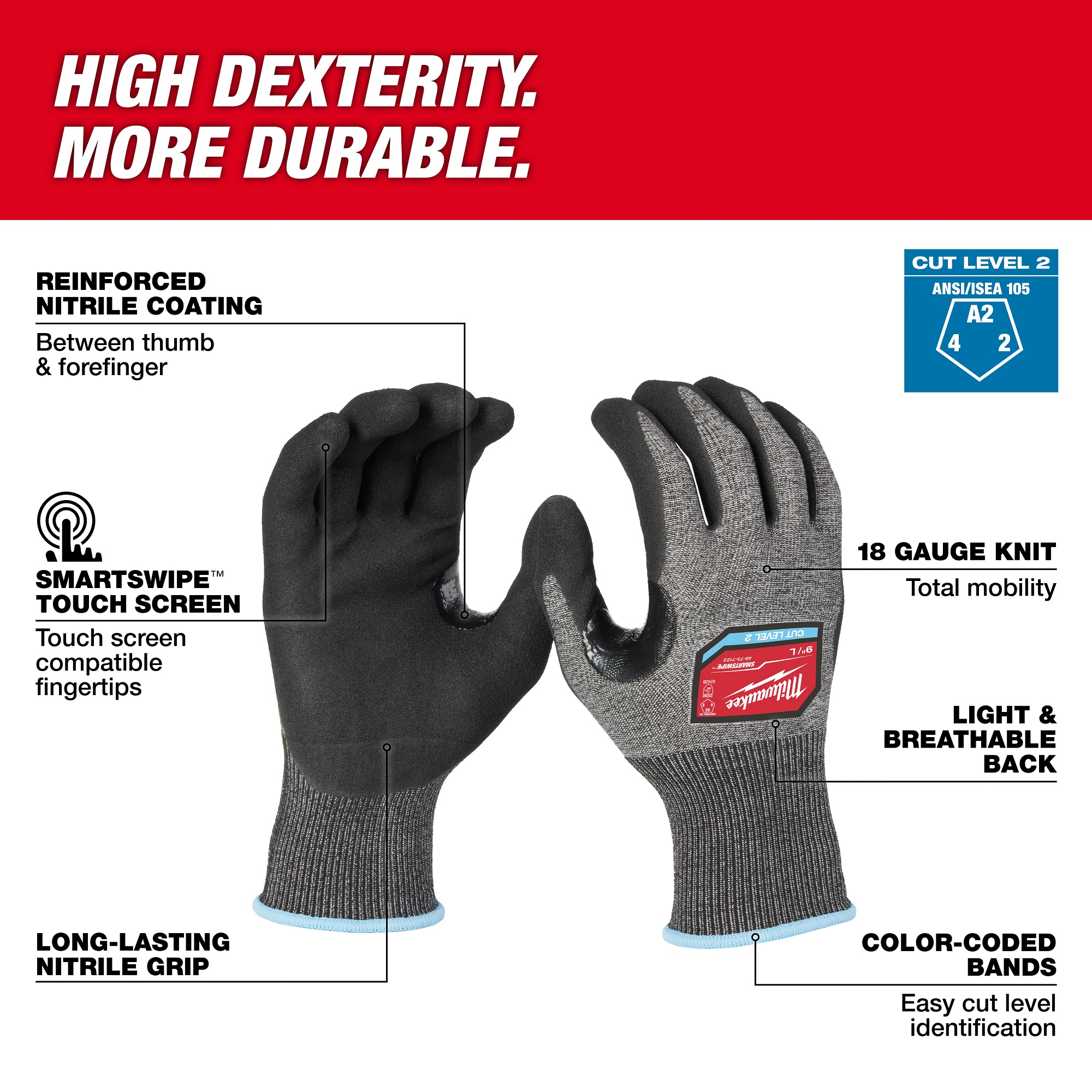 CT RES GLOVES 2XL NITRILE NYLON