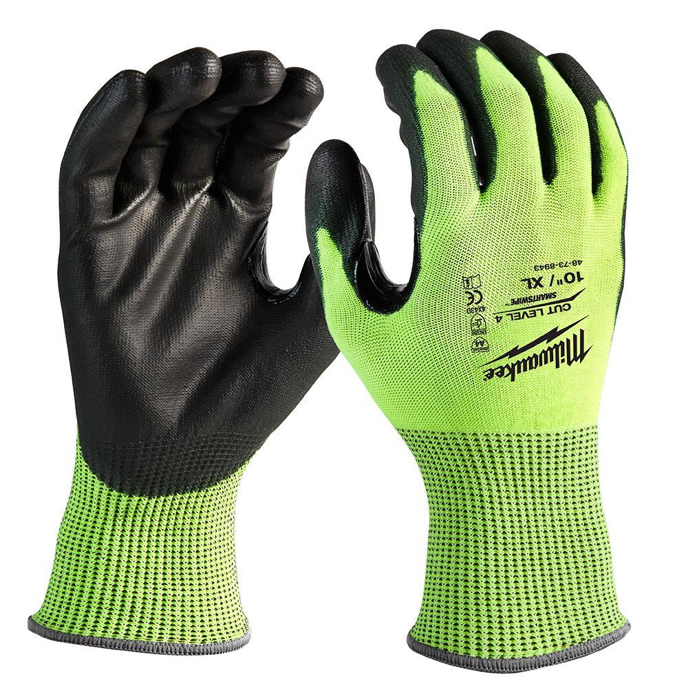 GLOVES CUT-RESISTANT XL NITRILE KNIT A4