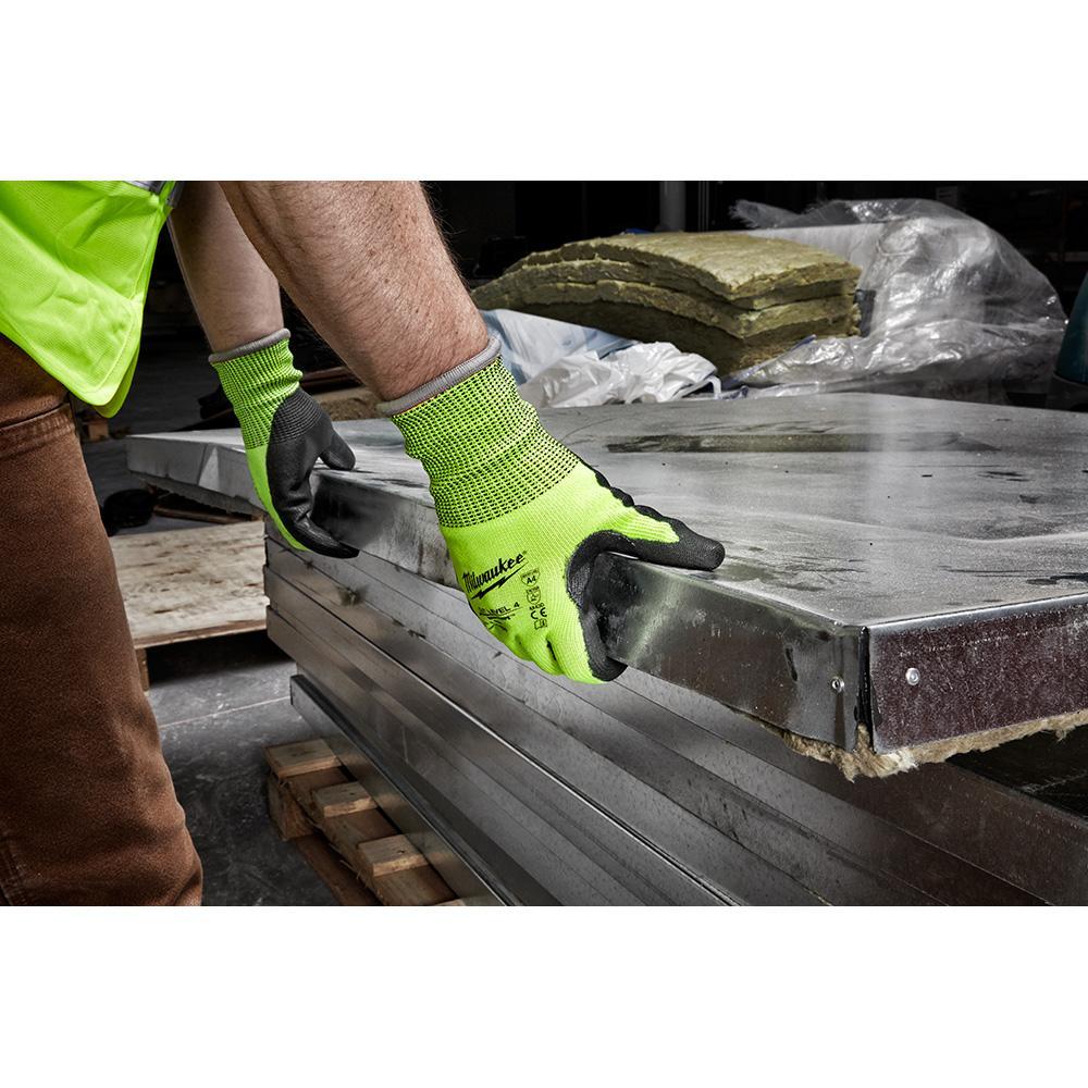 GLOVES CUT-RESISTANT XL NITRILE KNIT A4