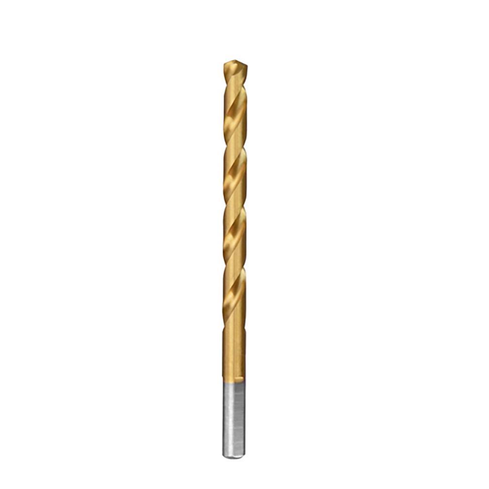 Milwaukee® Thunderbolt® Secure-Grip™ 48-89-2212 Jobber Length Drill Bit, 15/64 in Drill - Fraction, 0.2344 in Drill - Decimal Inch, 135 deg Point, Steel, Titanium Coated