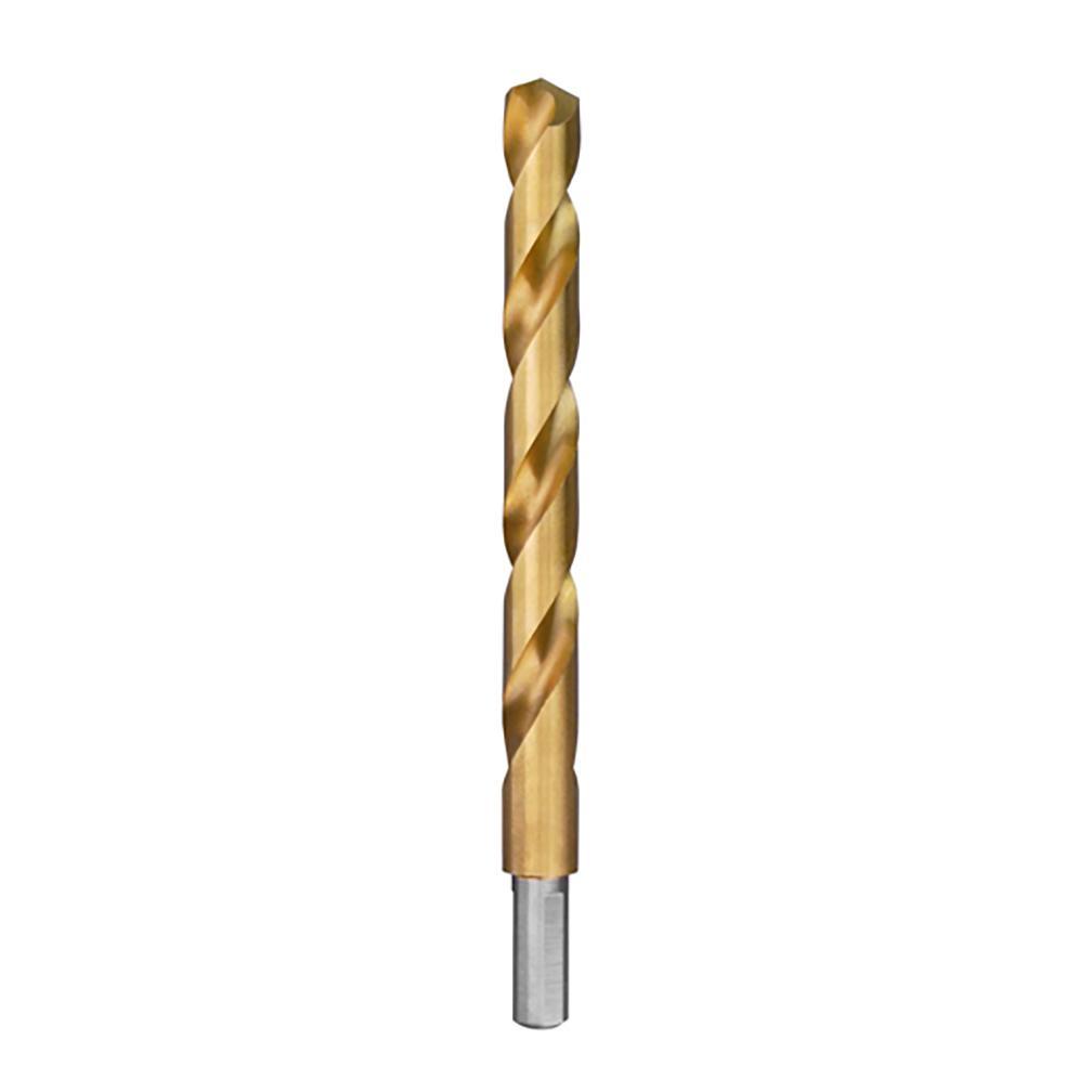 Milwaukee® Thunderbolt® Secure-Grip™ 48-89-2226 Jobber Length Drill Bit, 29/64 in Drill - Fraction, 0.4531 in Drill - Decimal Inch, 135 deg Point, Steel, Titanium Coated