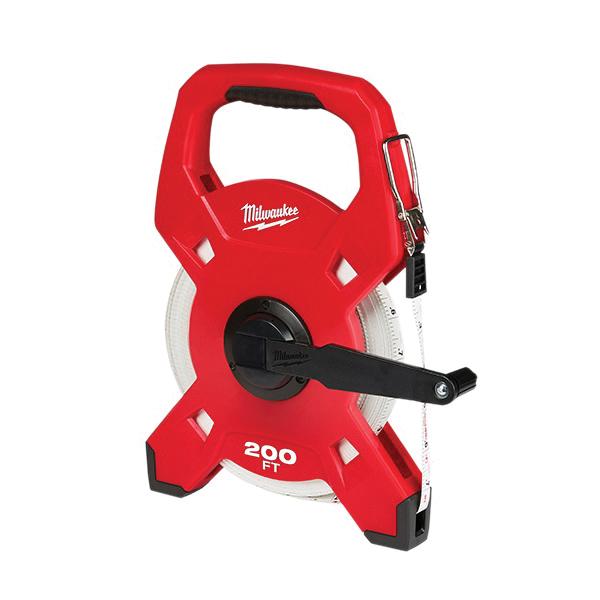 TAPE MEASURING 200FT 1/2IN FIBERGLASS