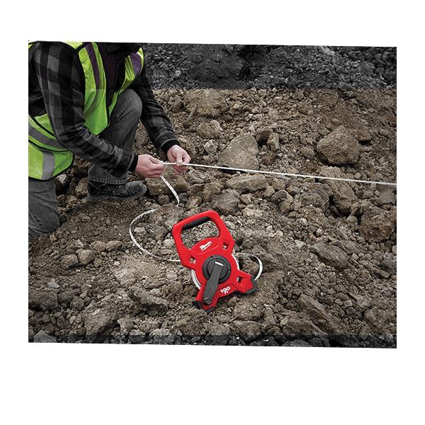 TAPE MEASURING 300FT 1/2IN FIBERGLASS