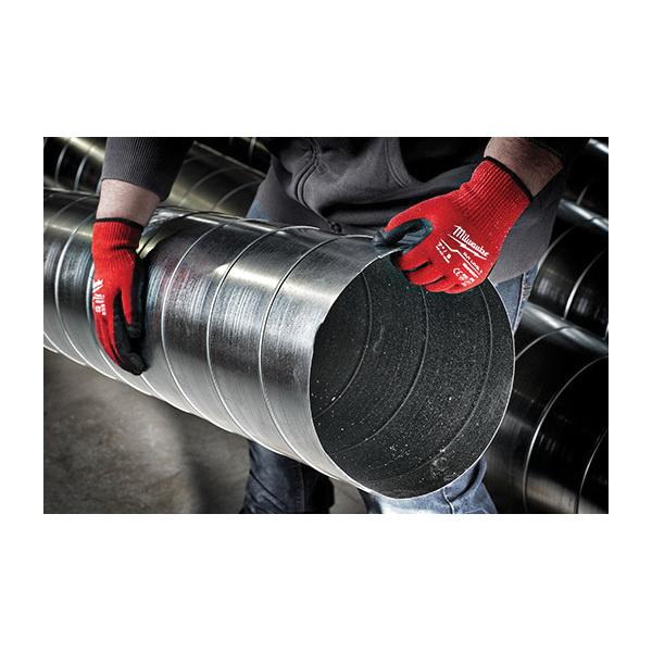 GLOVES L NYL KNIT A3 3 BREATHABLE DIPPED