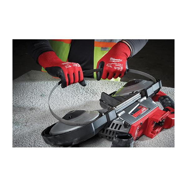 GLOVES L NYL KNIT A3 3 BREATHABLE DIPPED