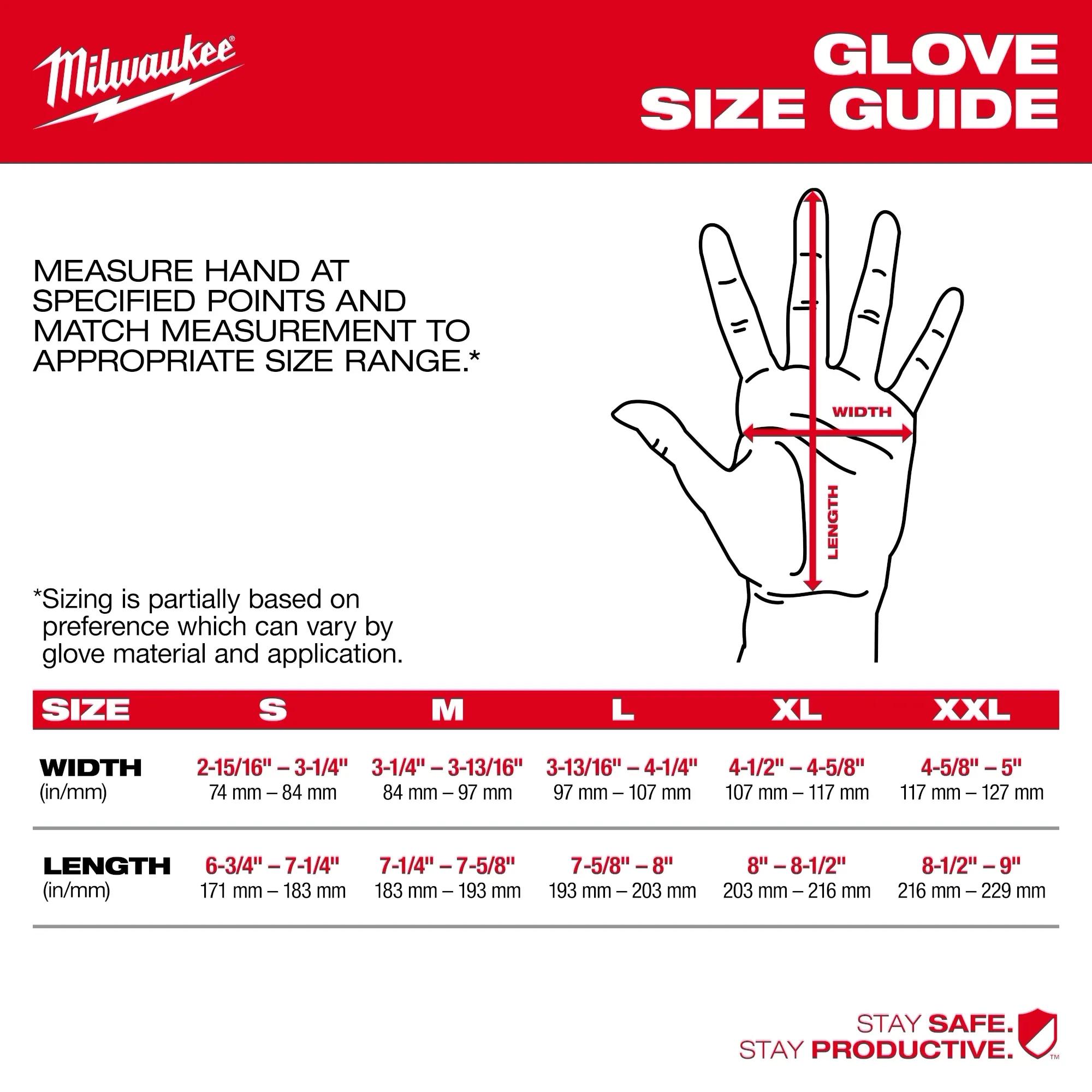 GP WORK GLOVES WORK FINGER TIP L