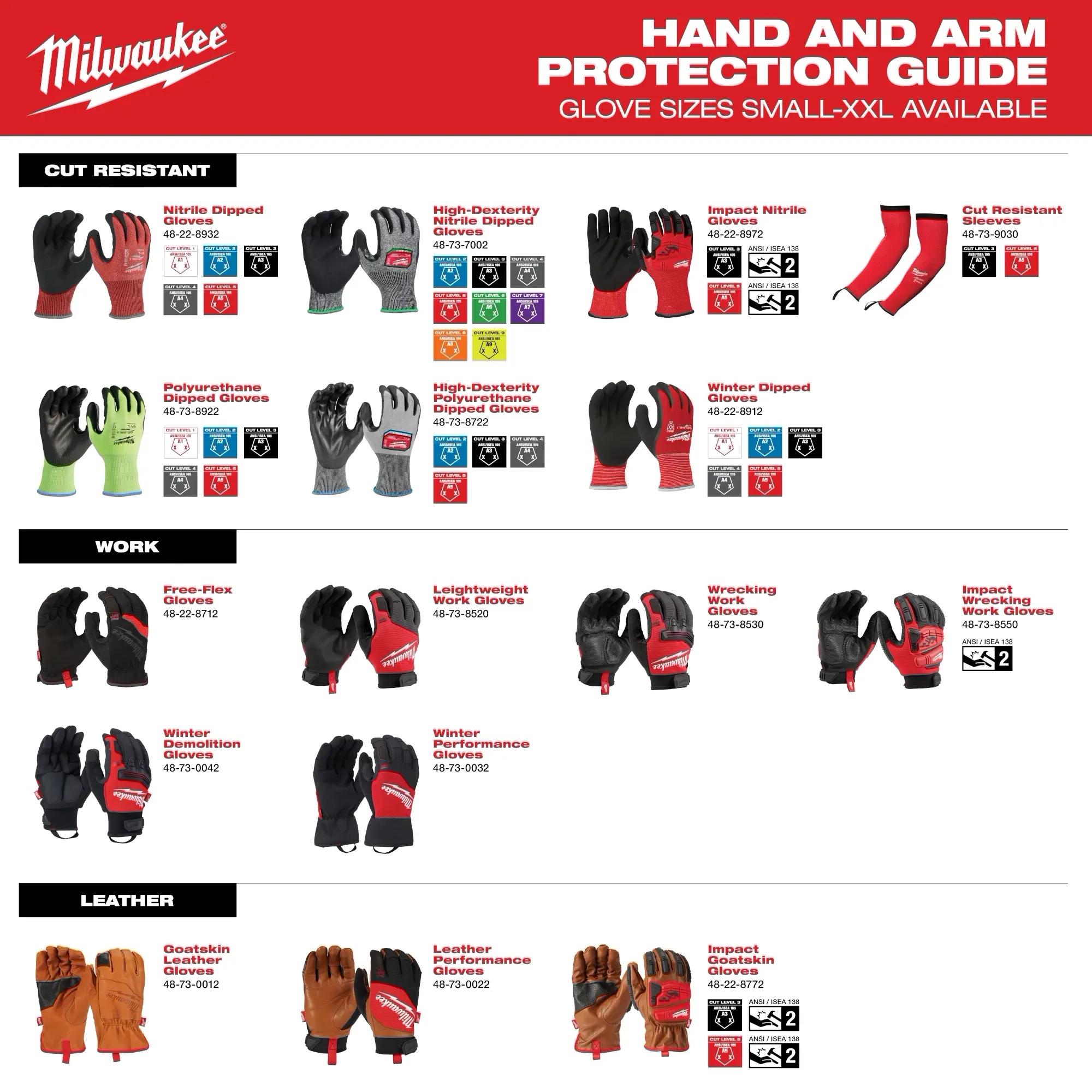 GP WORK GLOVES WORK FINGER TIP L
