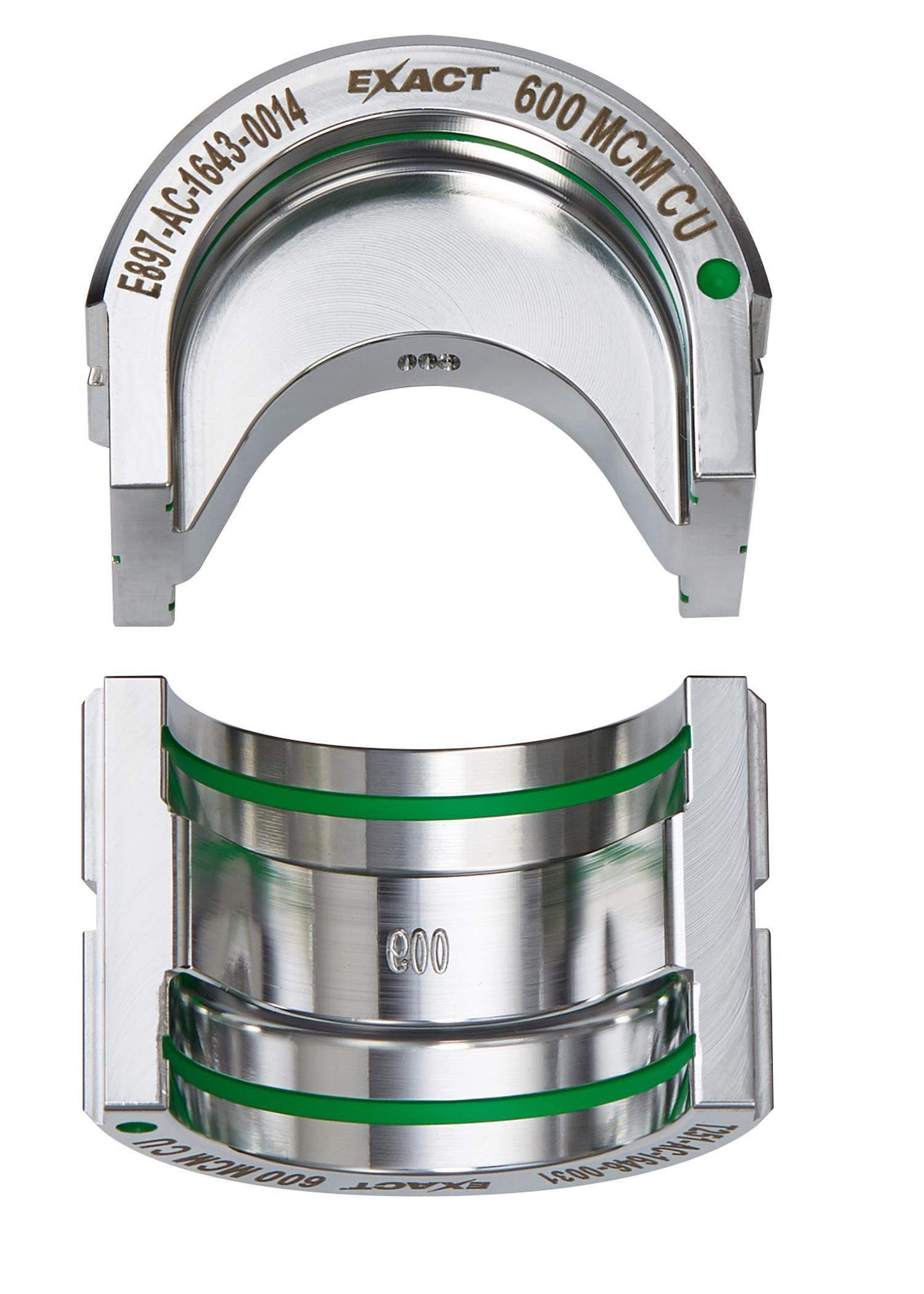 Milwaukee® EXACT™ FORCE LOGIC™ 49-12-U600C U Style Crimping Tool Die, 600 kcmil Copper Cable, Stainless Steel