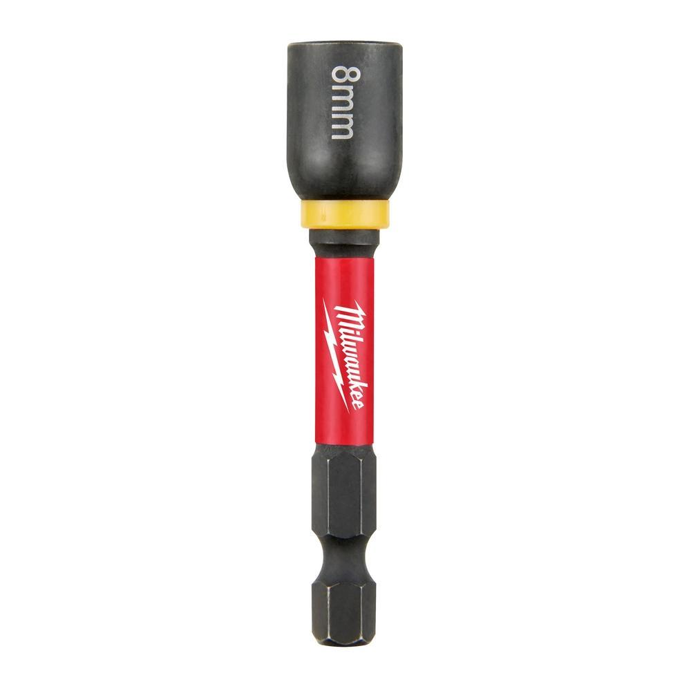 Milwaukee® 49-66-4608 Impact Duty Magnetic Nut Driver, 1/4 in Drive, Proprietary Steel, 8 mm Hex
