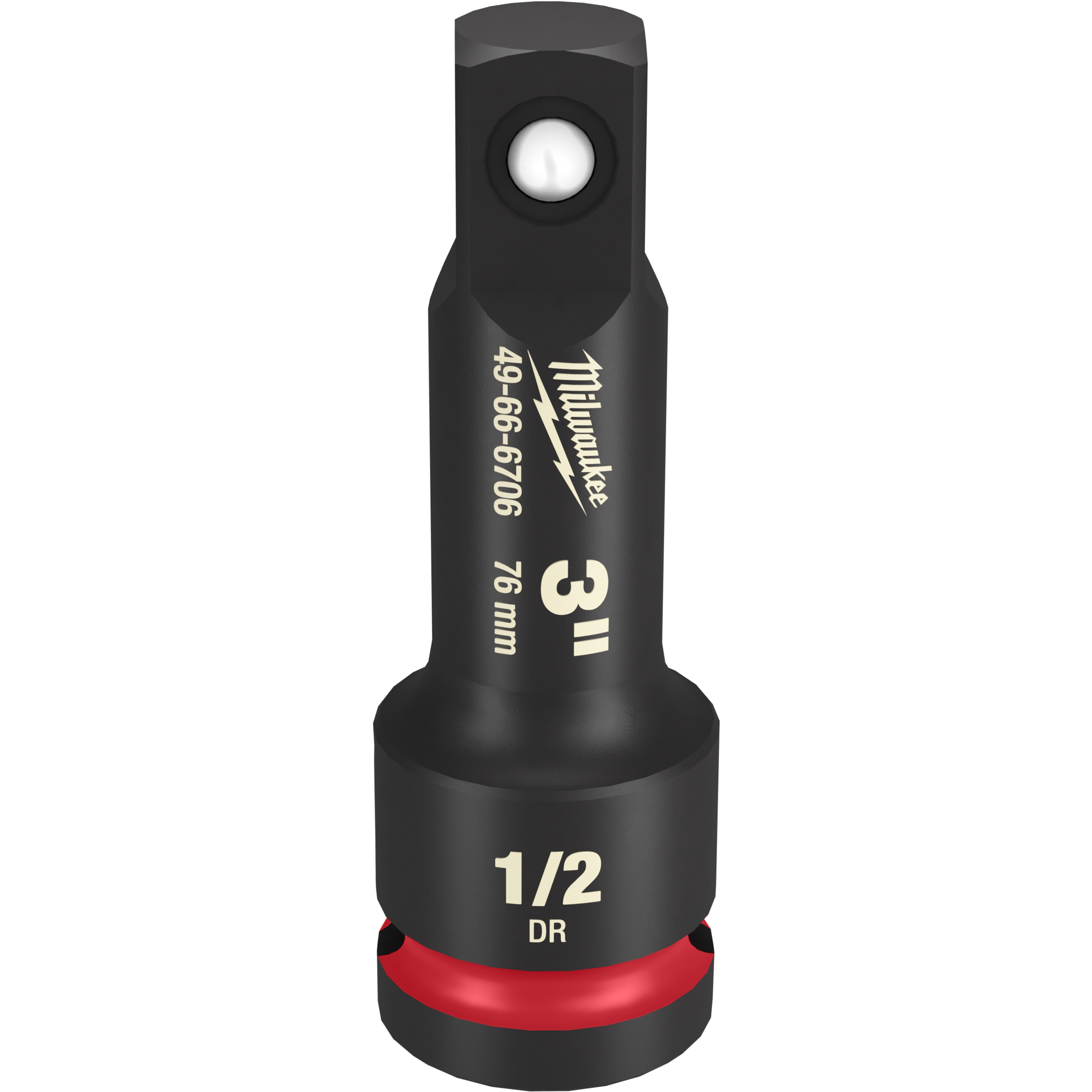 EXTENSION SKT YES 1/2IN 3IN BALL STL