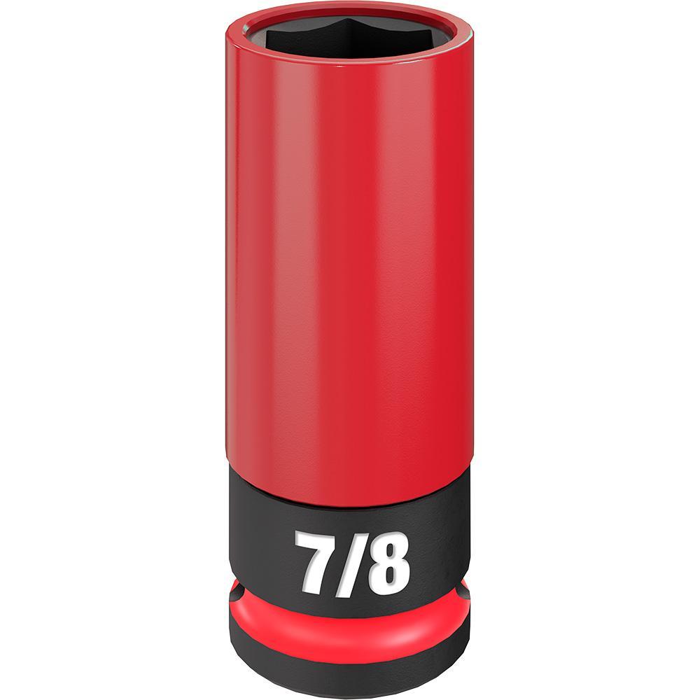 Milwaukee® 49-66-7812 49-66 SAE Lug Nut Wheel Socket, 7/8 in OAL