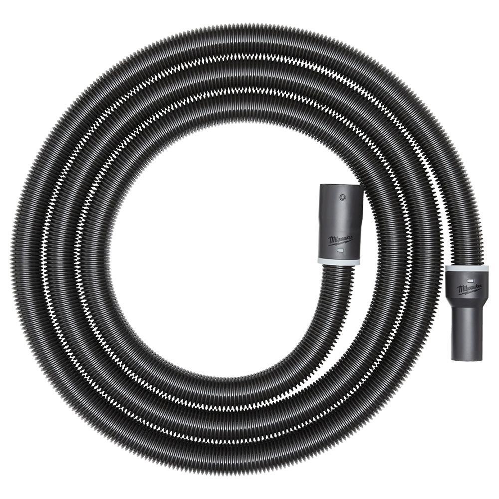 Milwaukee® 49-90-1984 49-90 Flexible Hose, 1-7/8 in Dia Hose x 16 ft L Hose, For Use With Wet/Dry Vacuum, Polypropylene, Black