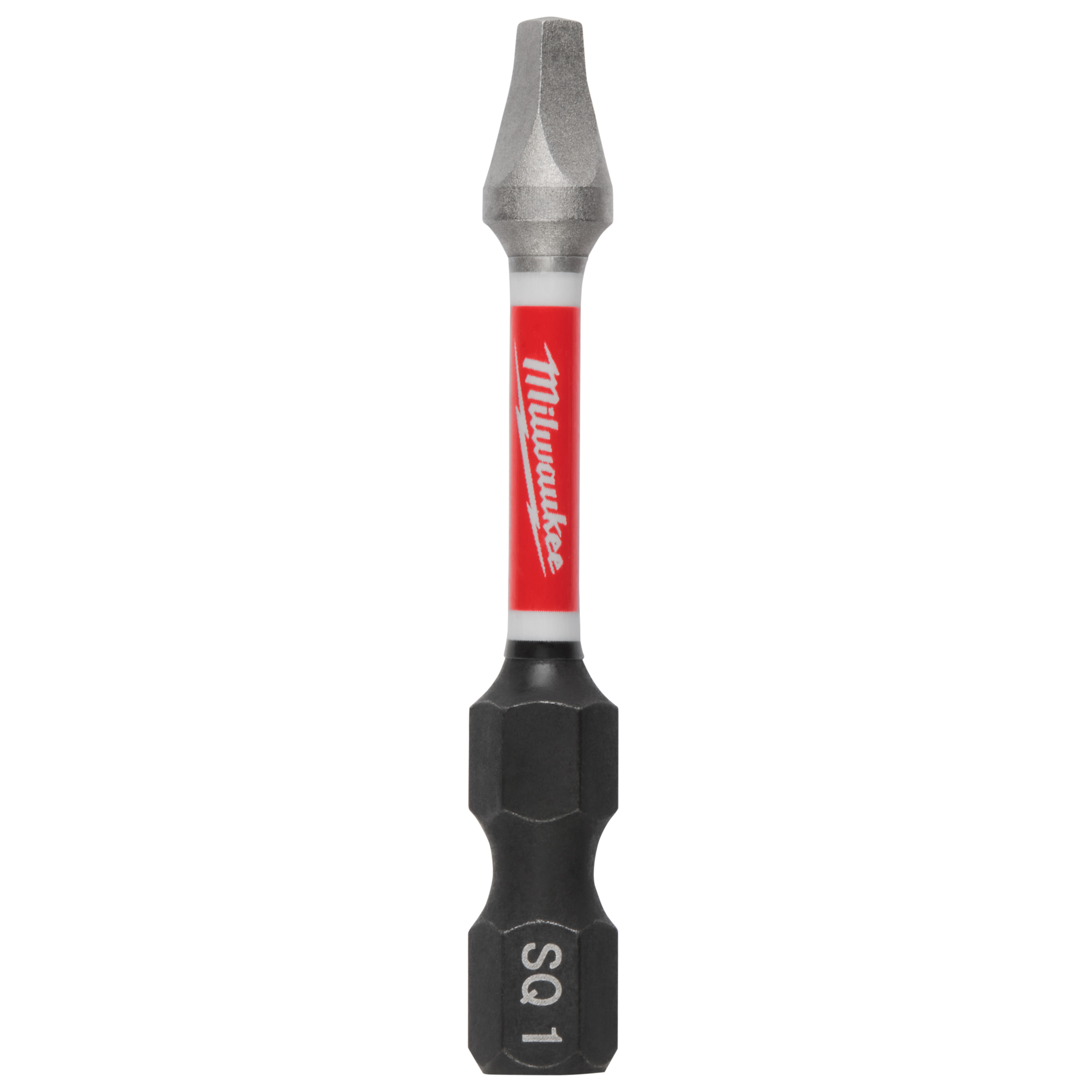 Milwaukee® SHOCKWAVE™ Impact Duty™ 48-32-4171 Impact Power Bit, #1 Square Point, 2 in OAL, 1/4 in, Custom Alloy76™ Steel