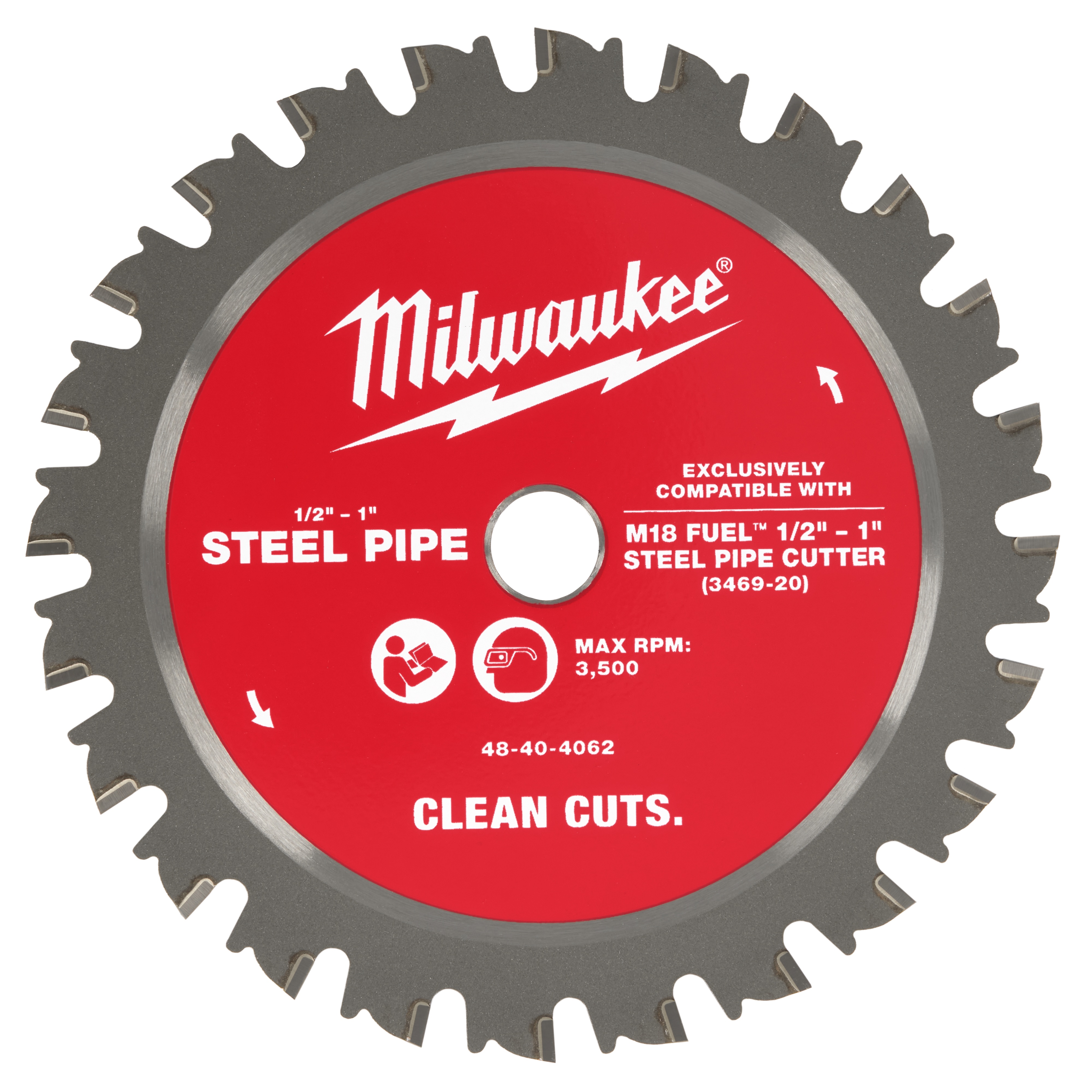 Milwaukee® 48-40-4062 Cutting Blade, For Use With M18 FUEL™ 0.5 -1 inch Steel Pipe Cutter, Carbide