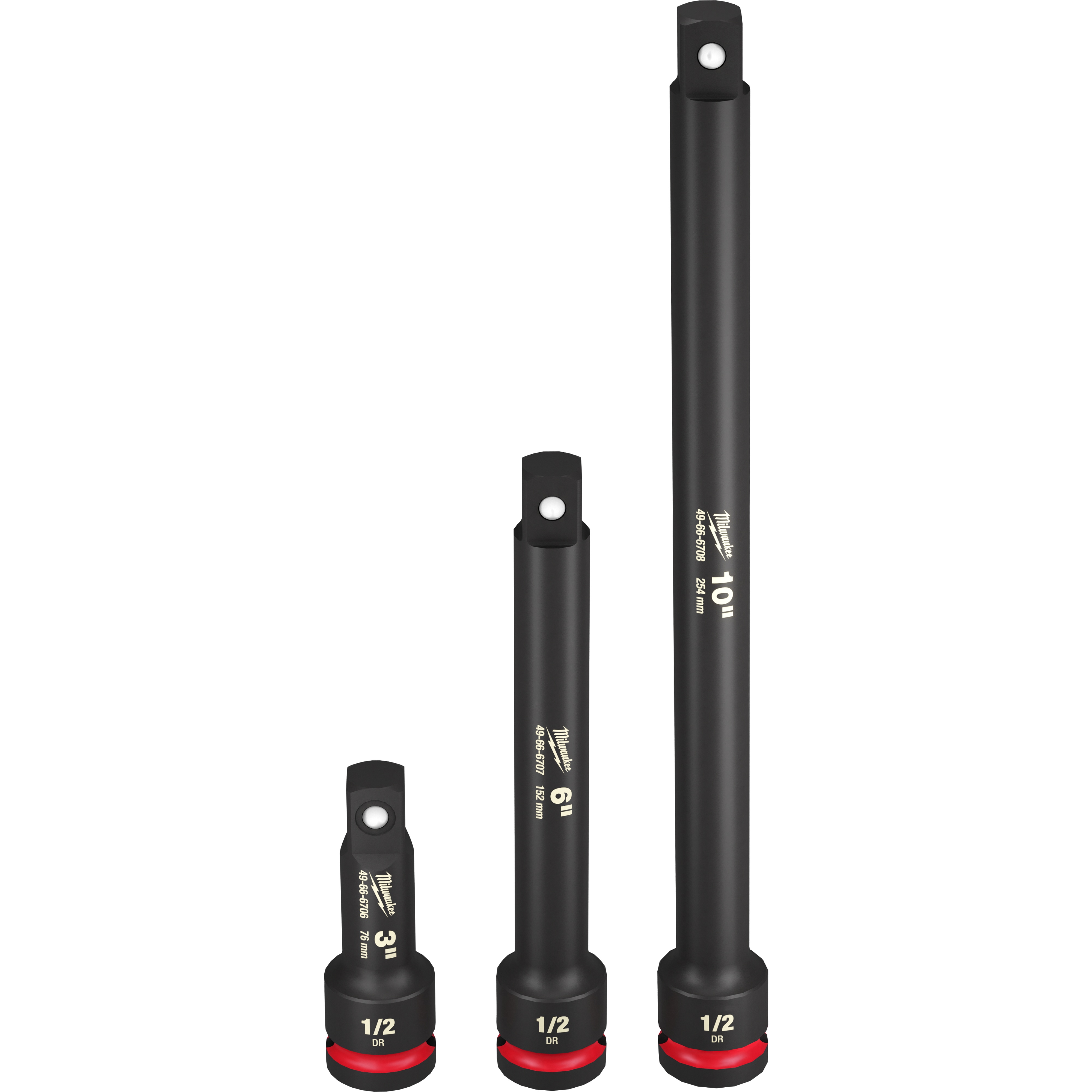 EXTENSION SET DUAL HOLE YES 1/2IN 3 4