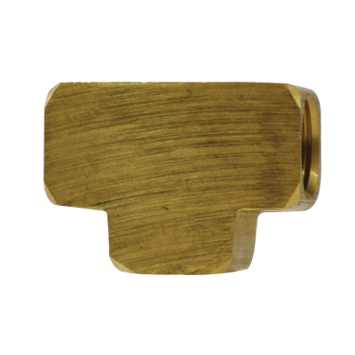 Midland Industries 28025 Union Tee, 1/4 in Nominal, FNPT End Style, Brass, Import