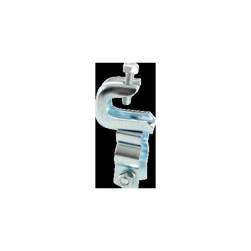 Minerallac Traditional® A2600B Beam Clamp With Conduit Hanger, Nut and Bolt Assembly, 1 in Conduit, 60 lb Load, Steel, Zinc Plated