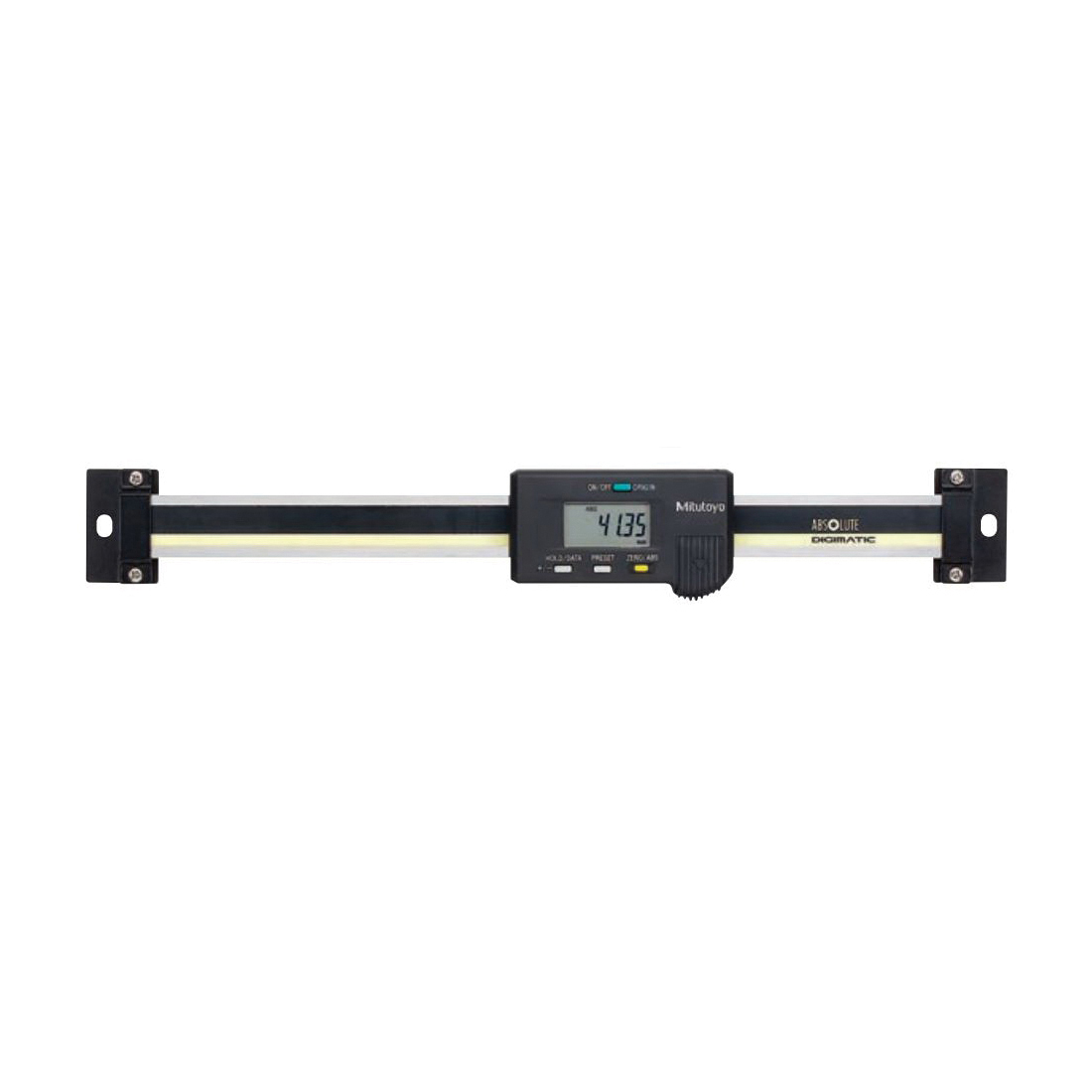 Mitutoyo ABSOLUTE® 572-471 Horizontal Imperial/Metric Multi-Function Digimatic Scale Unit, 0 to 6 in, 0.001 in, 0.0005 in, LCD Display, 294 mm L